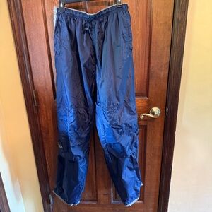 Vintage 90s Spalding SpellOut Mens XL Wide Leg Mesh Lined Blue Pants